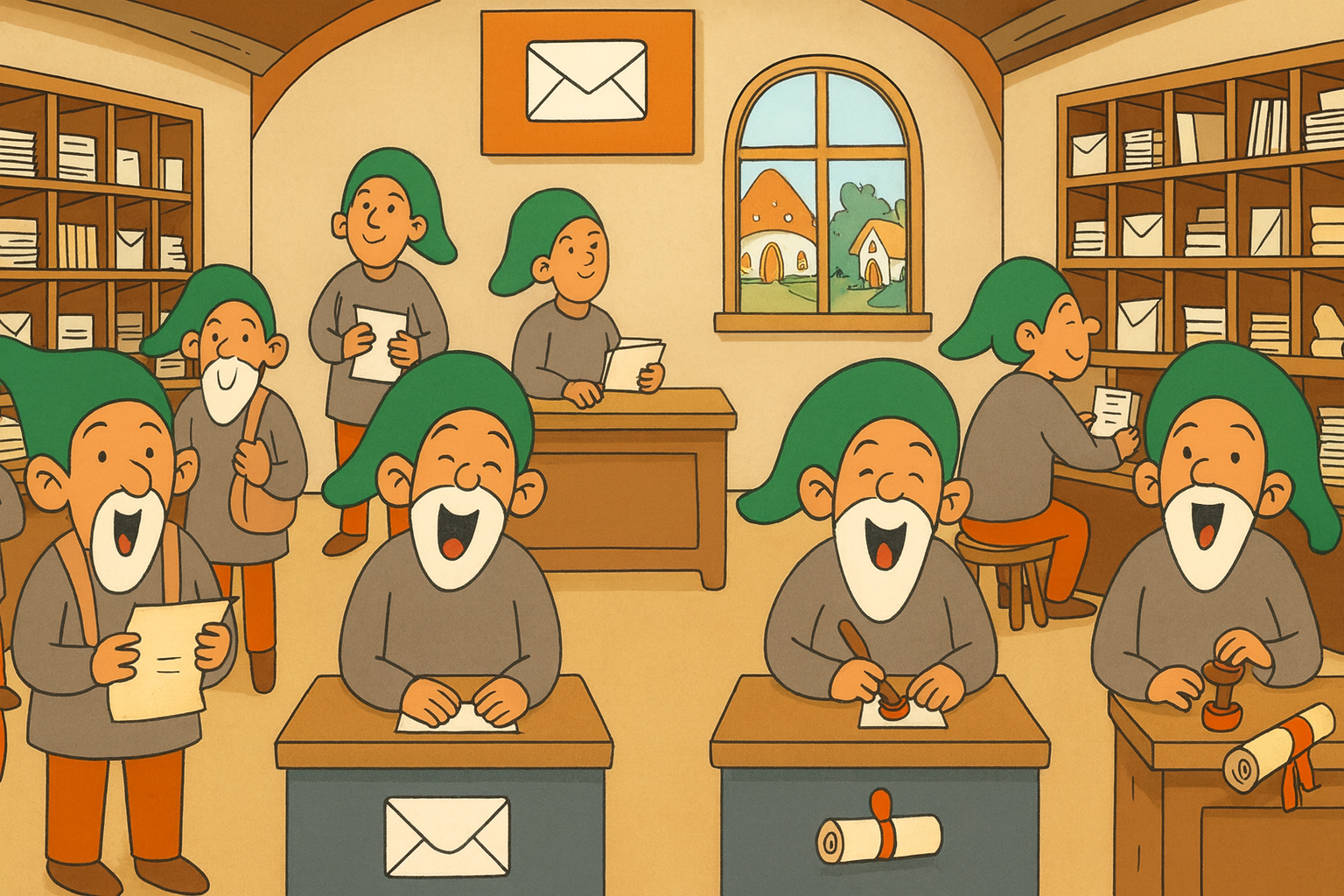 The Gnome
Village Post Office.